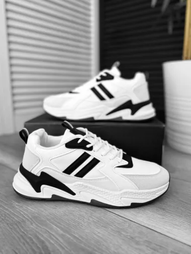 Adidasi barbati albi 725 N17-3